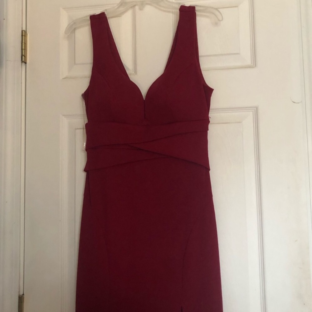 Red formal dress- reposh for fit